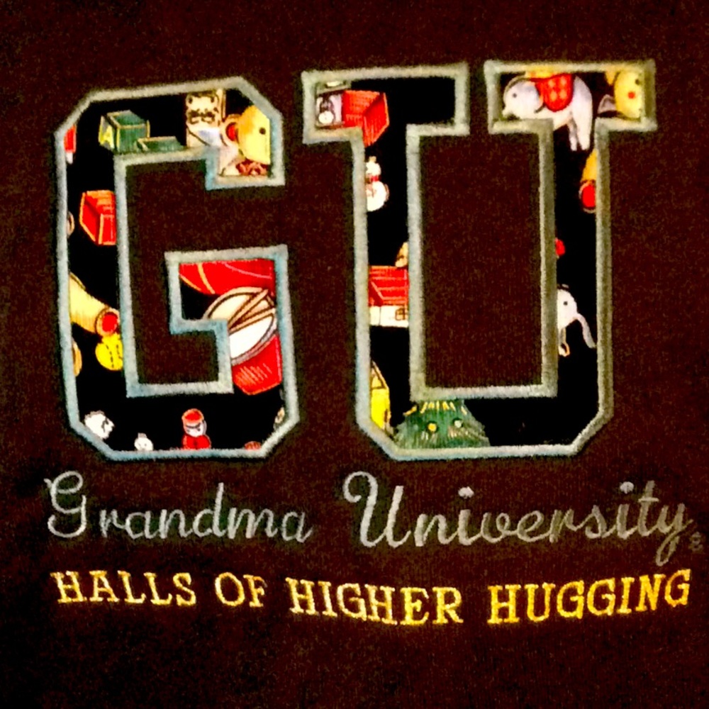 Christmas Grandma University Sweatshirt W/Collar!